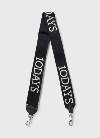 logo strap | black