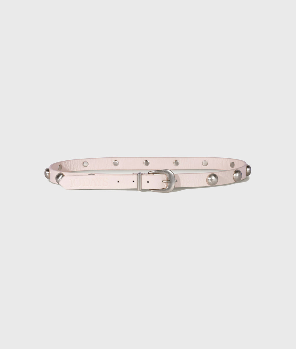 leather belt studs | powder