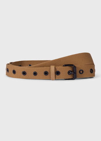 canvas belt | suede