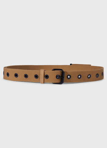 canvas belt | suede