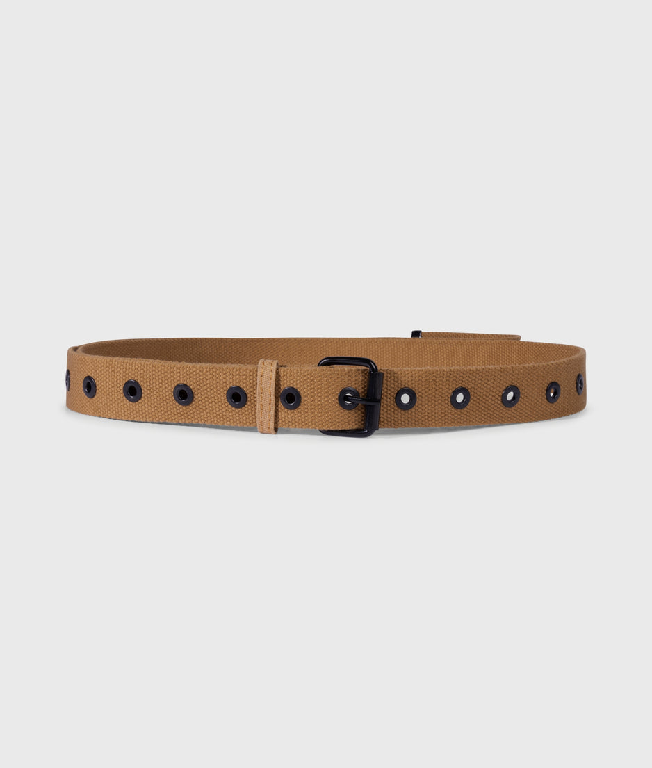 canvas belt | suede