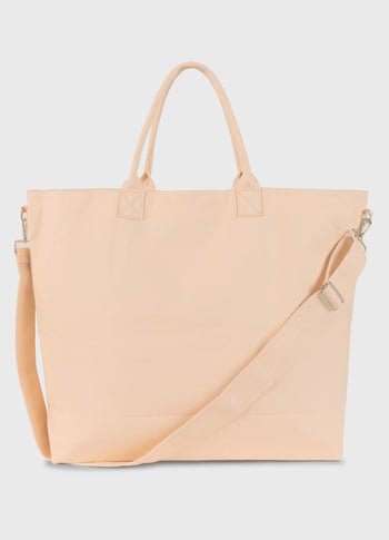 canvas shopper | peach