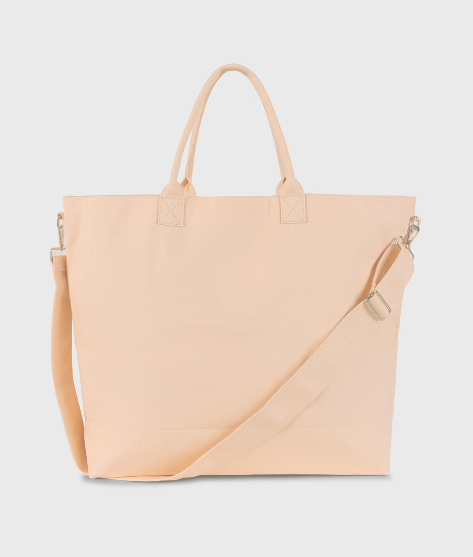 canvas shopper | peach