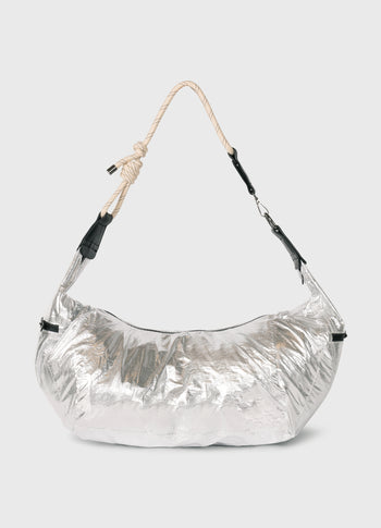 big banana bag | silver