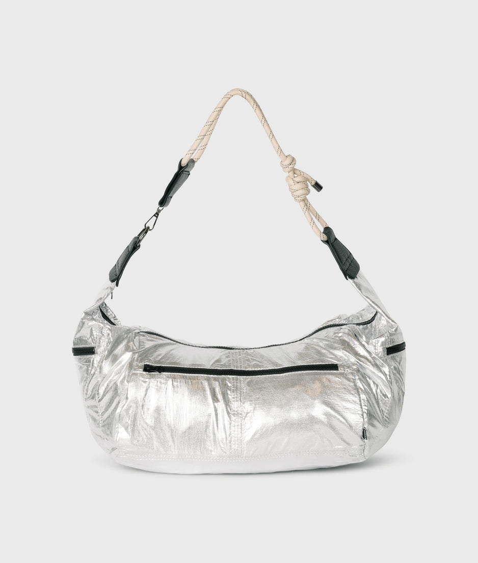 big banana bag | silver