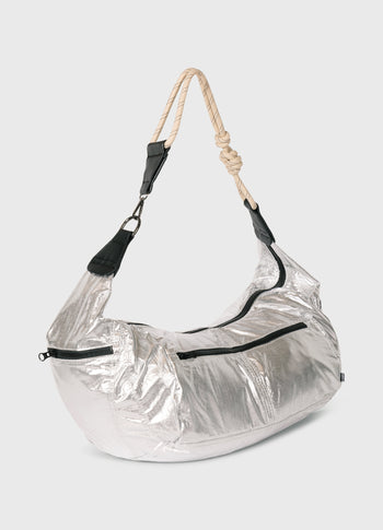 big banana bag | silver
