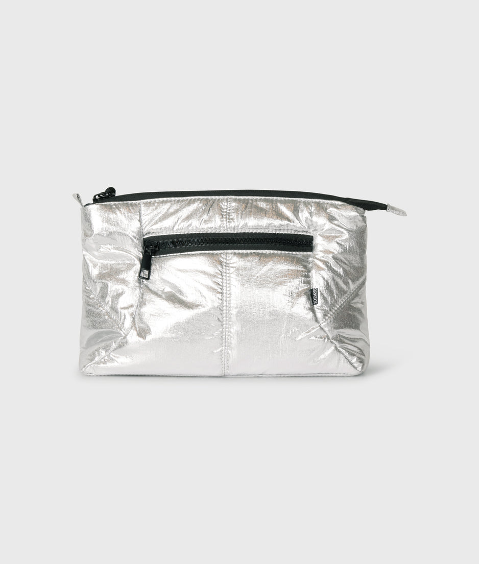 banana mini pouch | silver