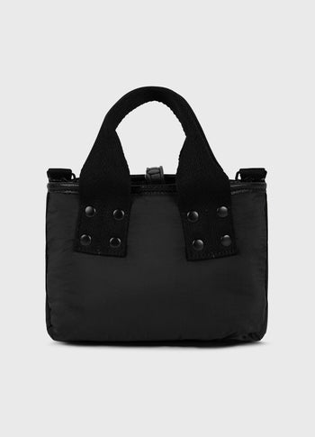 padded shopper small | black