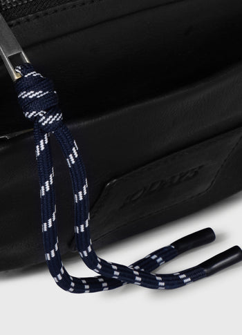 leather fanny pack | black