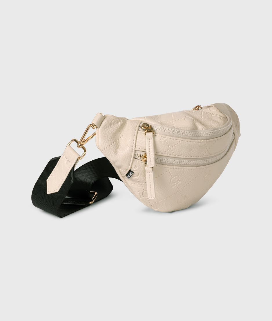 fanny pack monogram | pearl