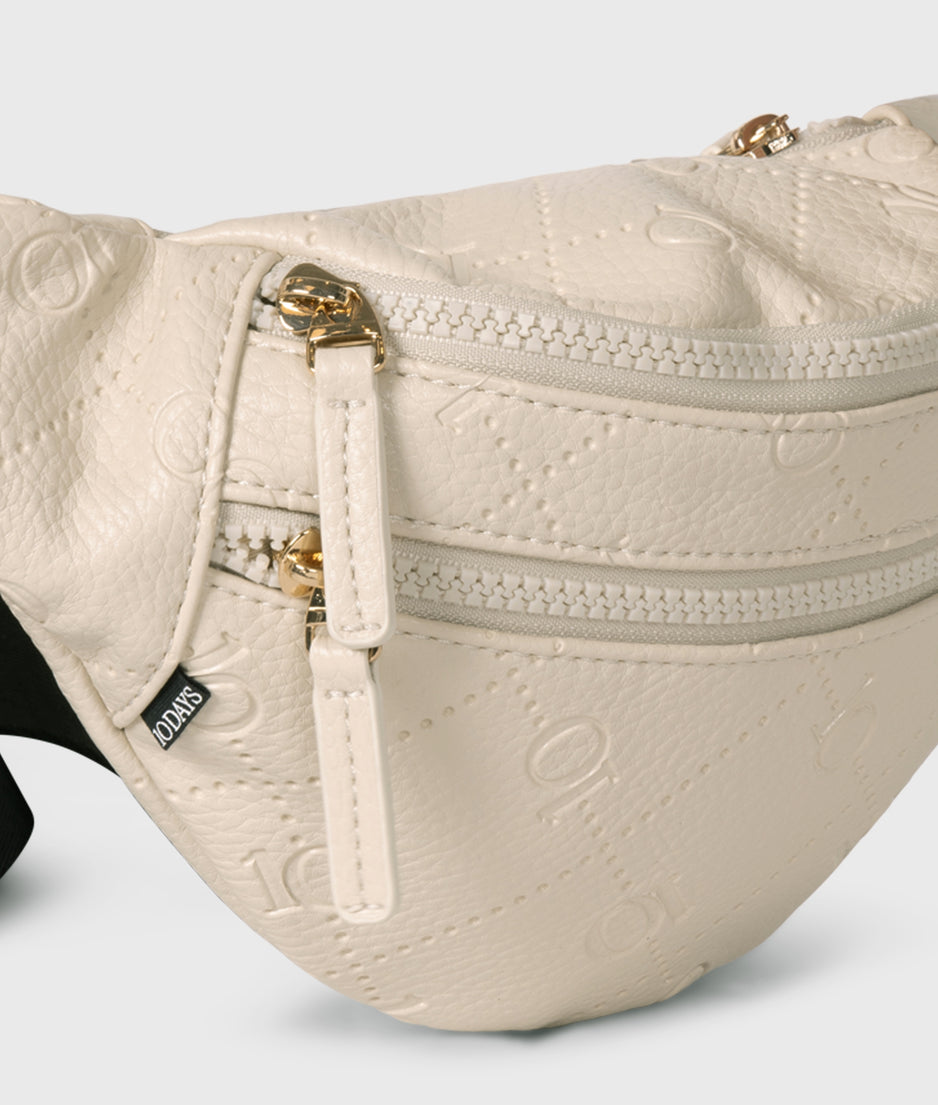 fanny pack monogram | pearl