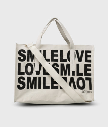 canvas shopper | ecru