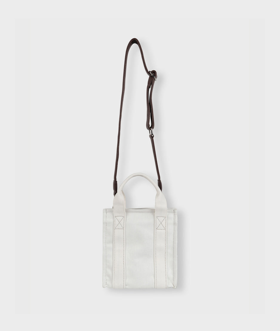 mini box bag | ecru
