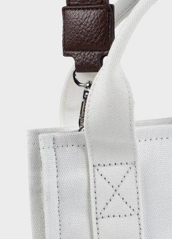 mini box bag | ecru