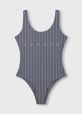 bathing suit stripes | oil