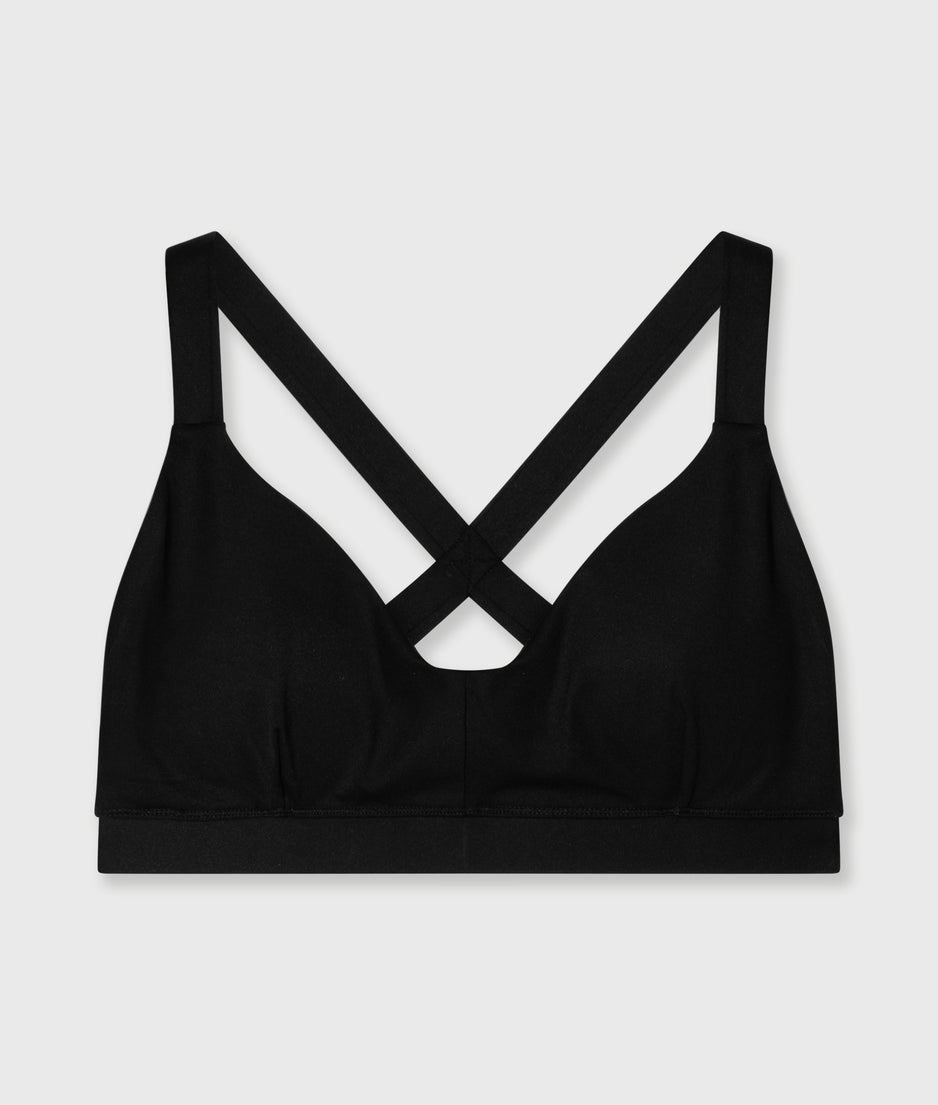 sporty bra | black