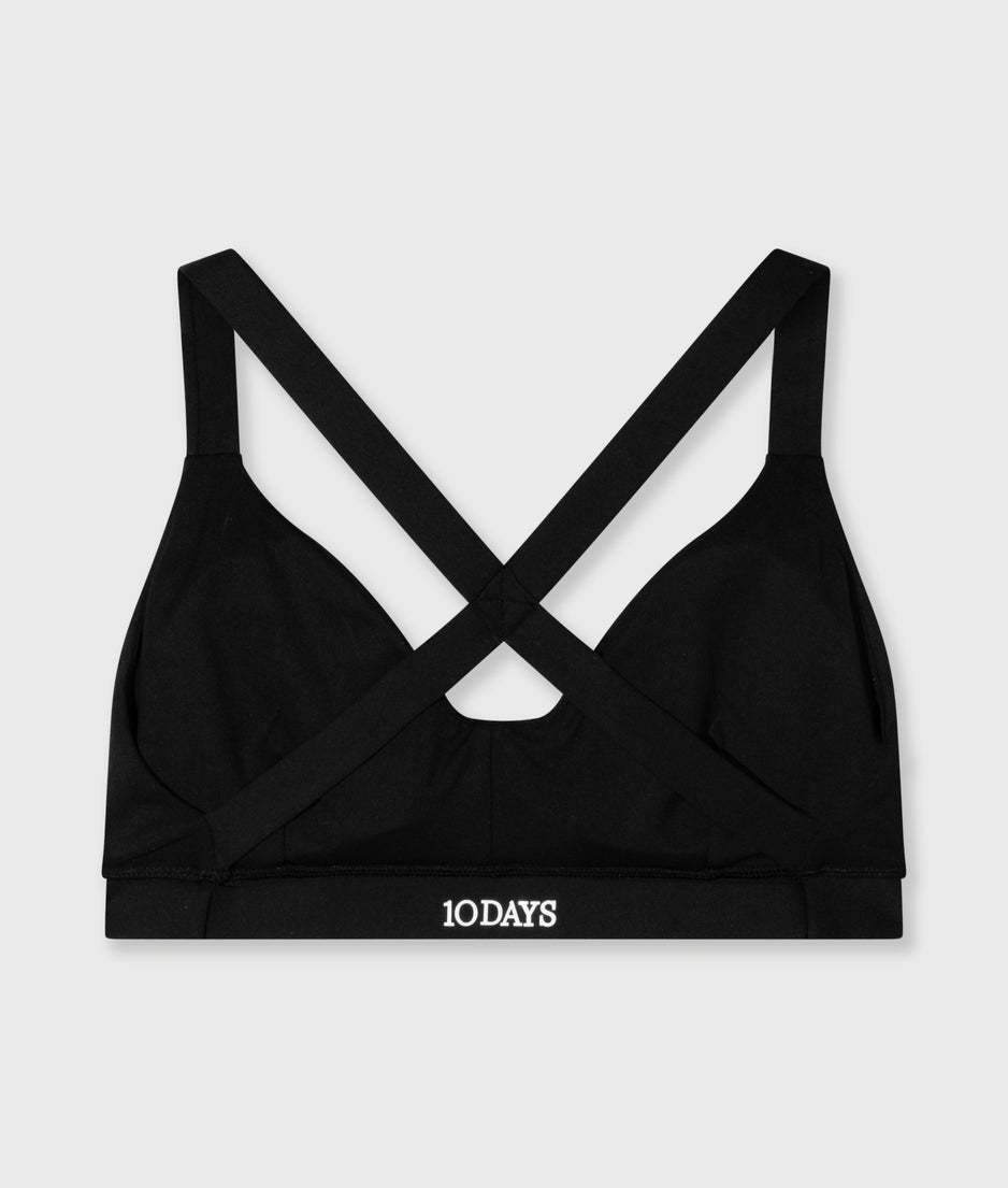 sporty bra | black