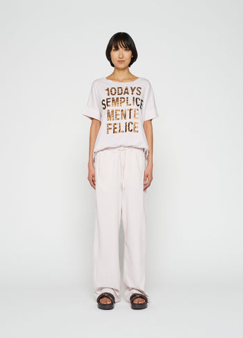 statement tee | pale lilac