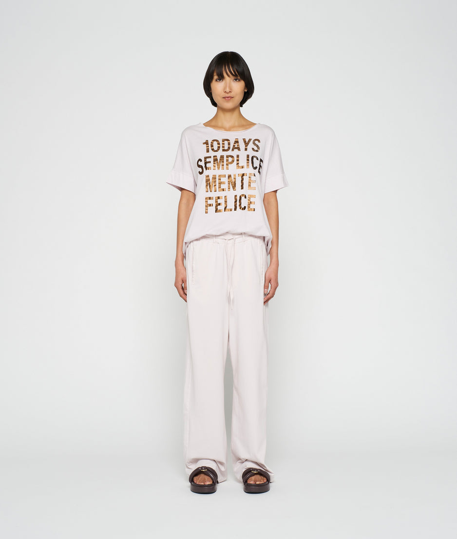 statement tee | pale lilac