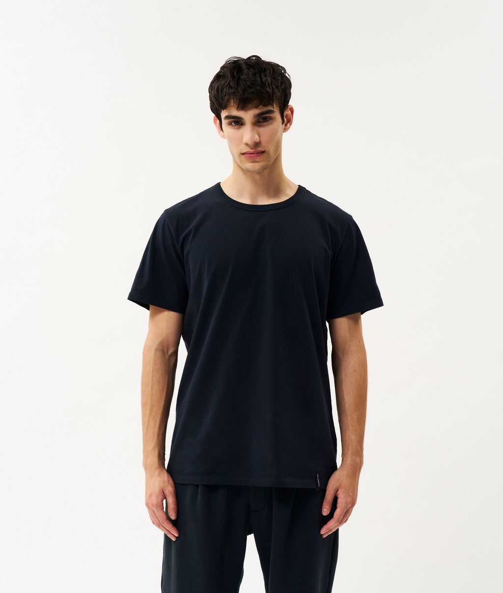 Vince cotton tee | dark blue