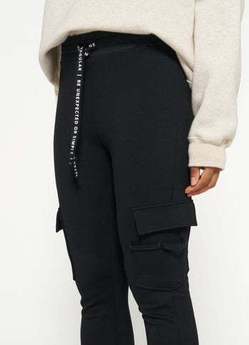 THE CARGO LEGGINGS | black