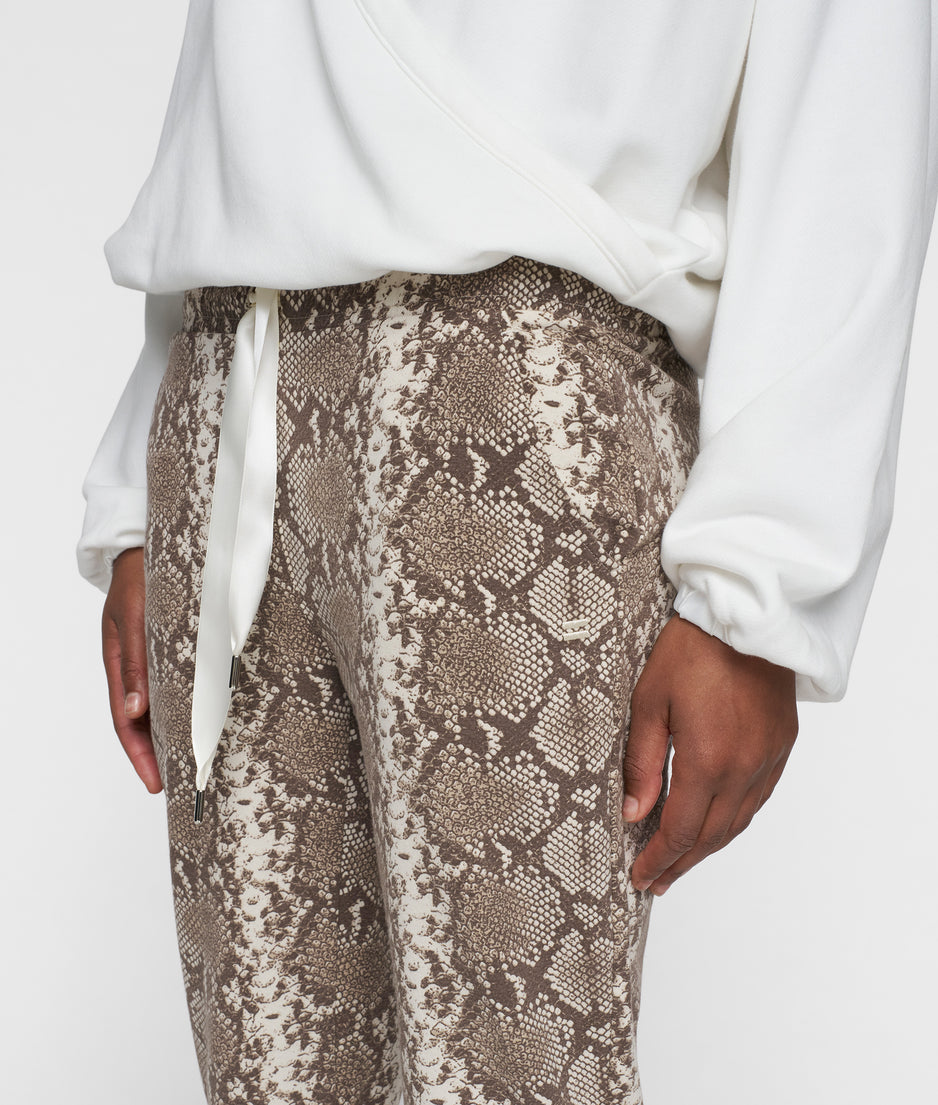 cropped jogger snake | rope