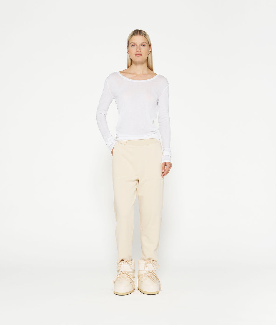 side panel jogger | oat