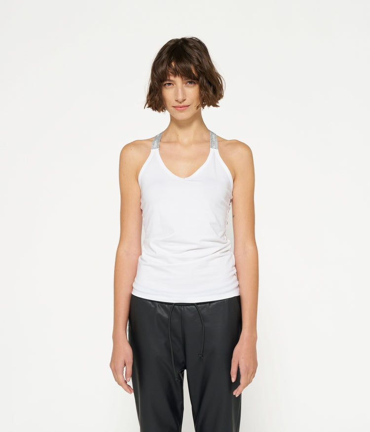 THE WRAPPER LUREX | white