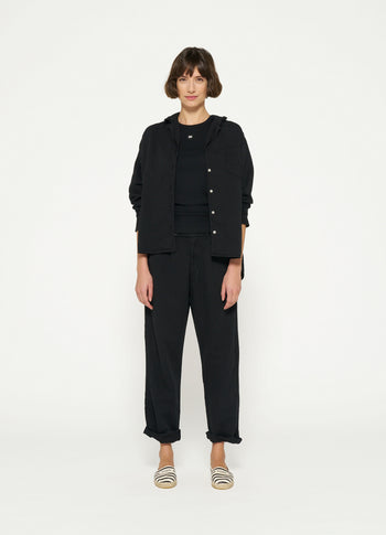 woven shirt | black