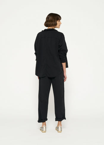 woven shirt | black