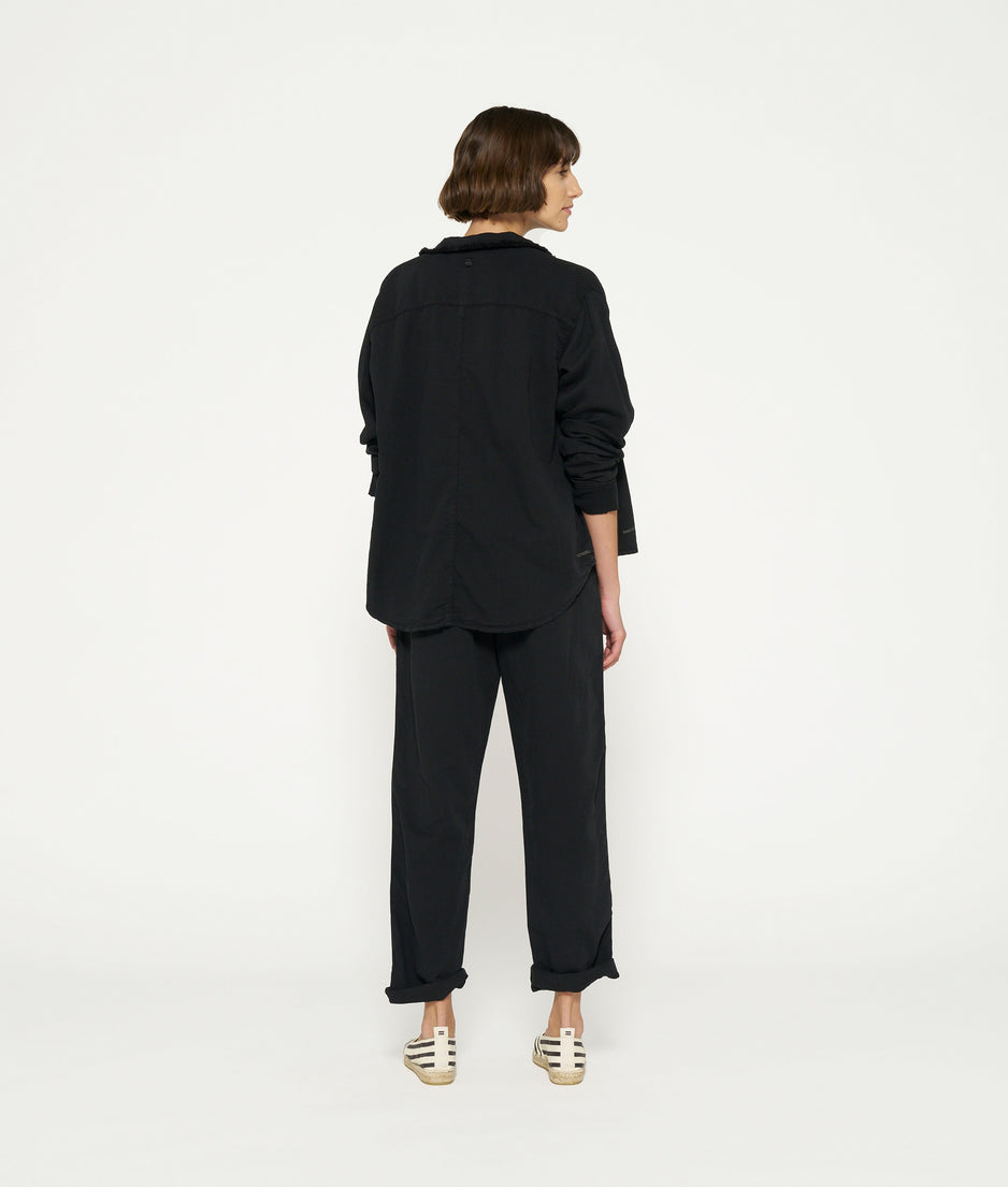 woven shirt | black