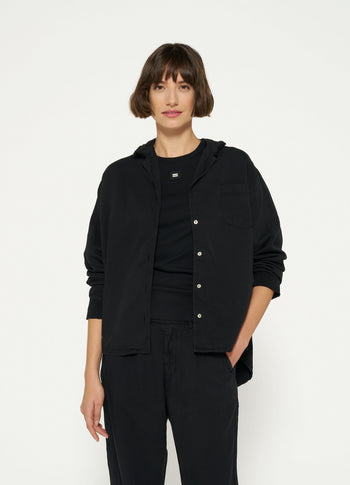 woven shirt | black