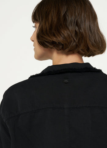 woven shirt | black