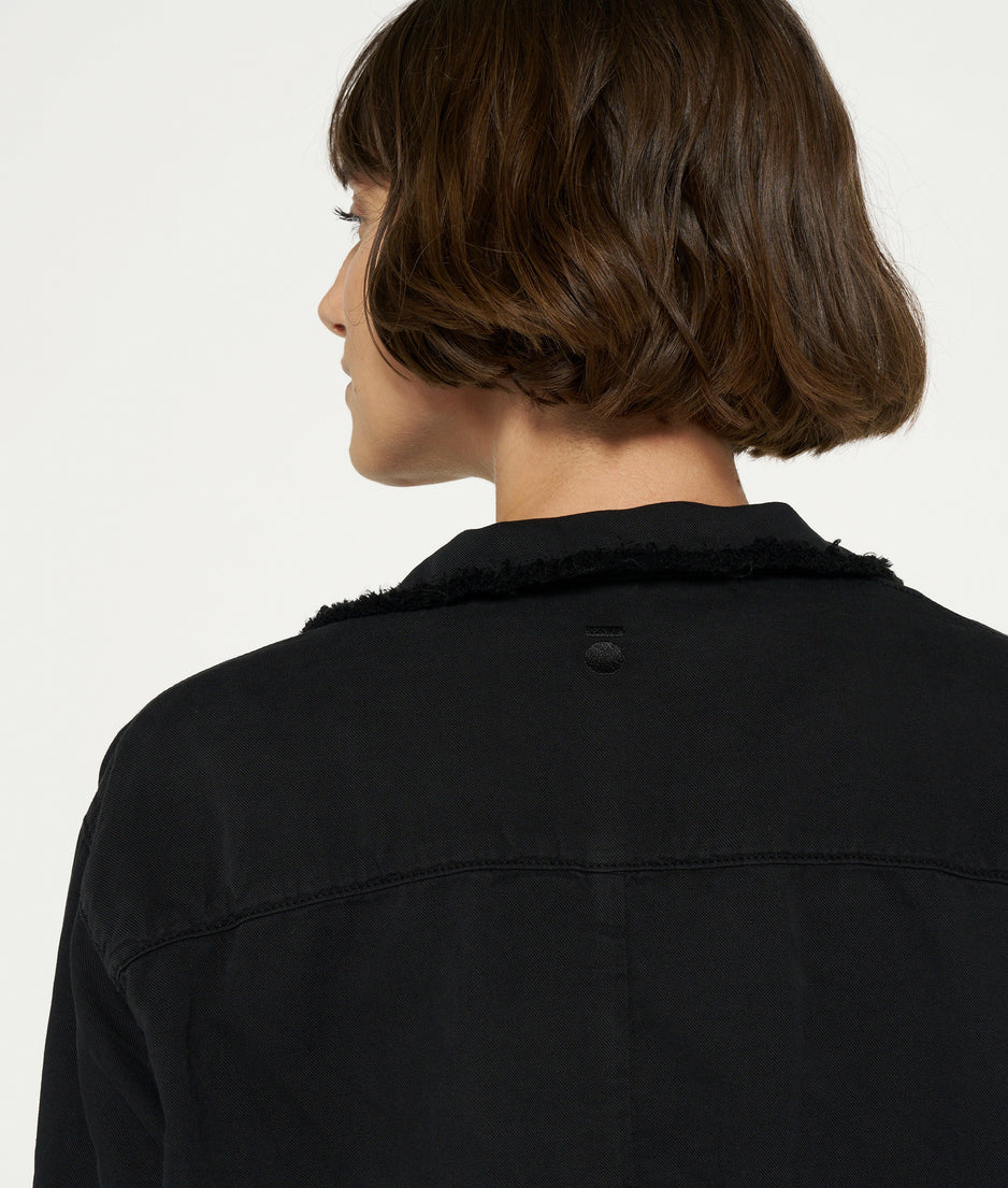 woven shirt | black