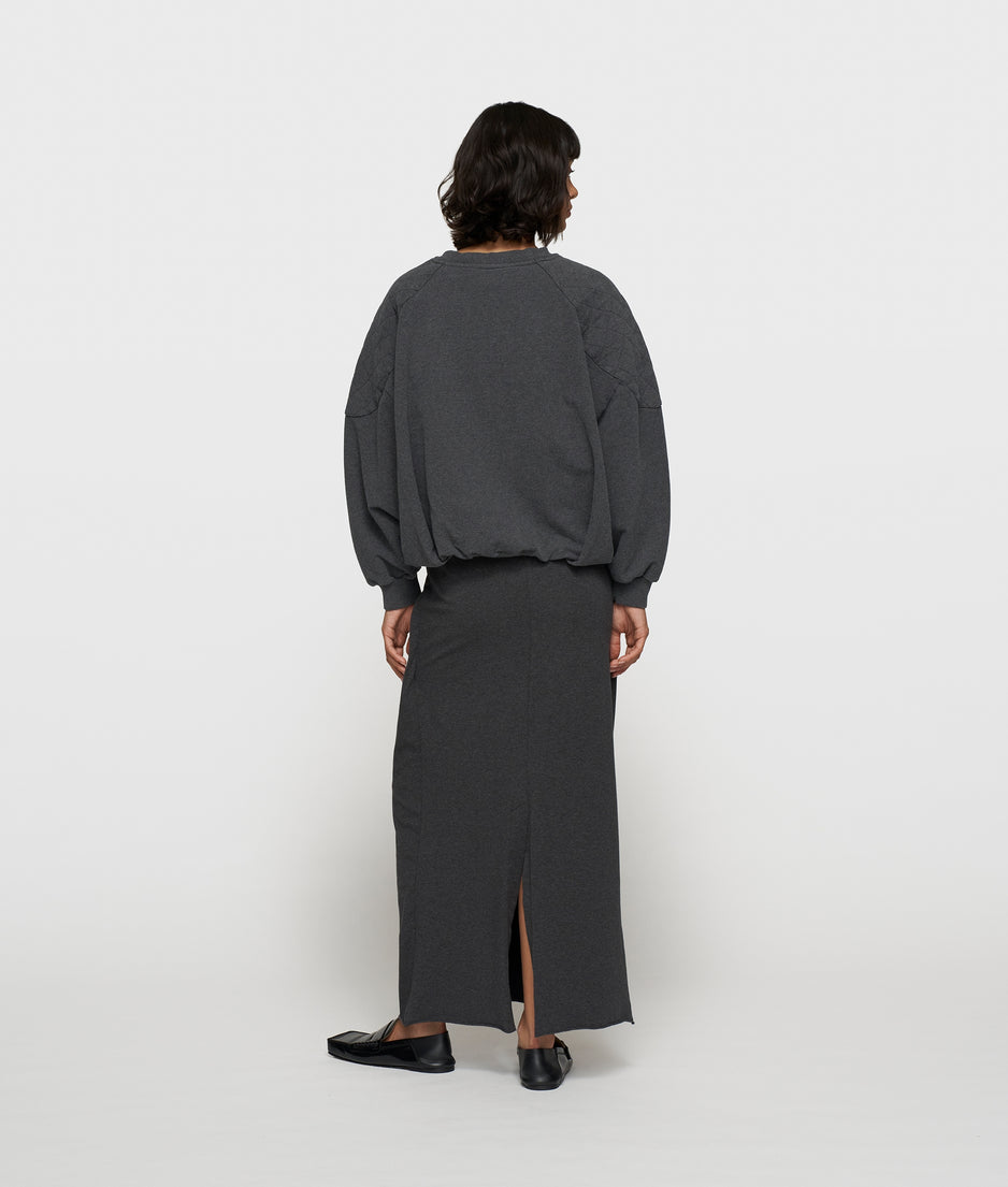 maxi drape skirt | antra melee