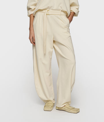 banana pants fleece | soft vanilla