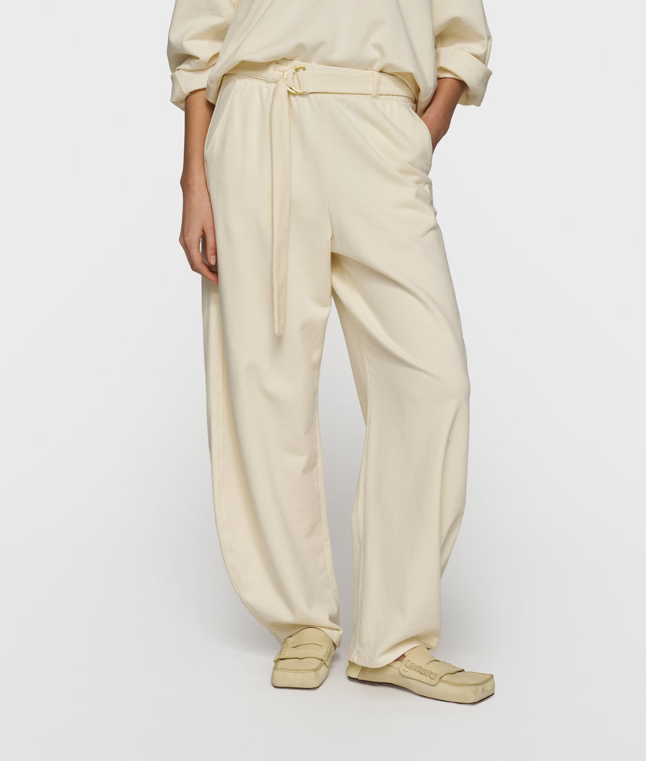 banana pants fleece | soft vanilla