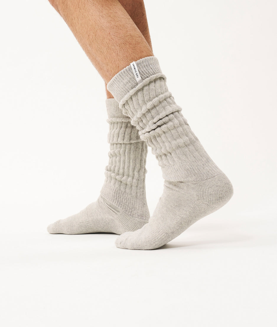 Tyler socks | light grey melee