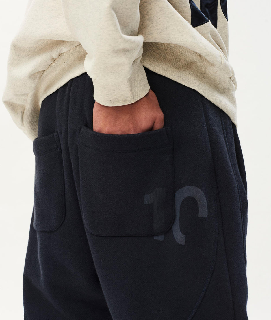 Human fleece sweater | soft white melee
