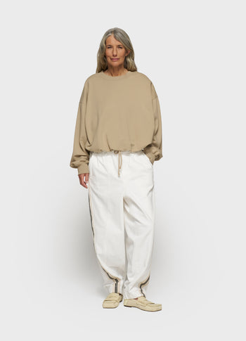 pleated sweater 10 | earth