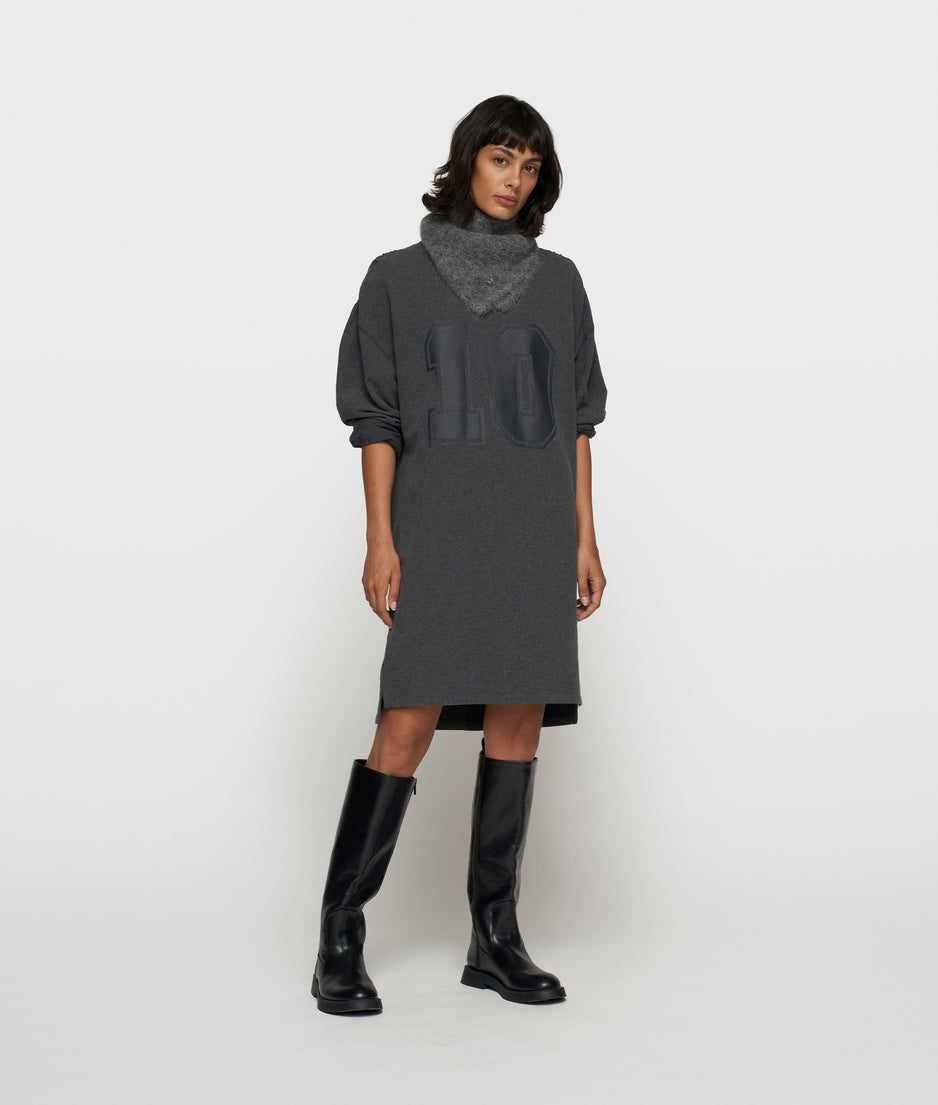 midi gathering dress | antra melee