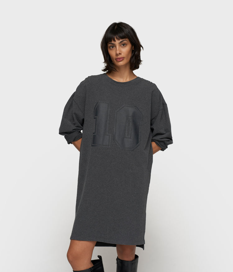 midi gathering dress | antra melee