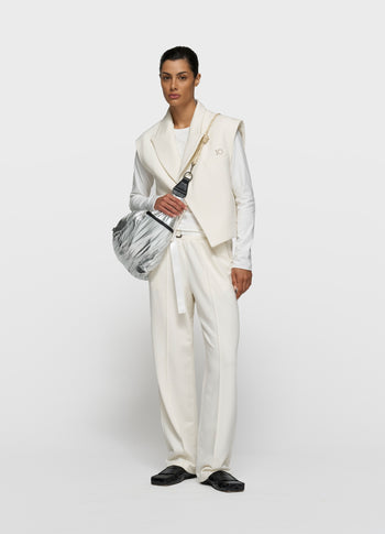 big banana bag | silver