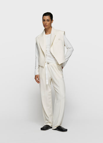 belt jogger | pearl