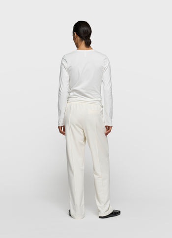 belt jogger | pearl