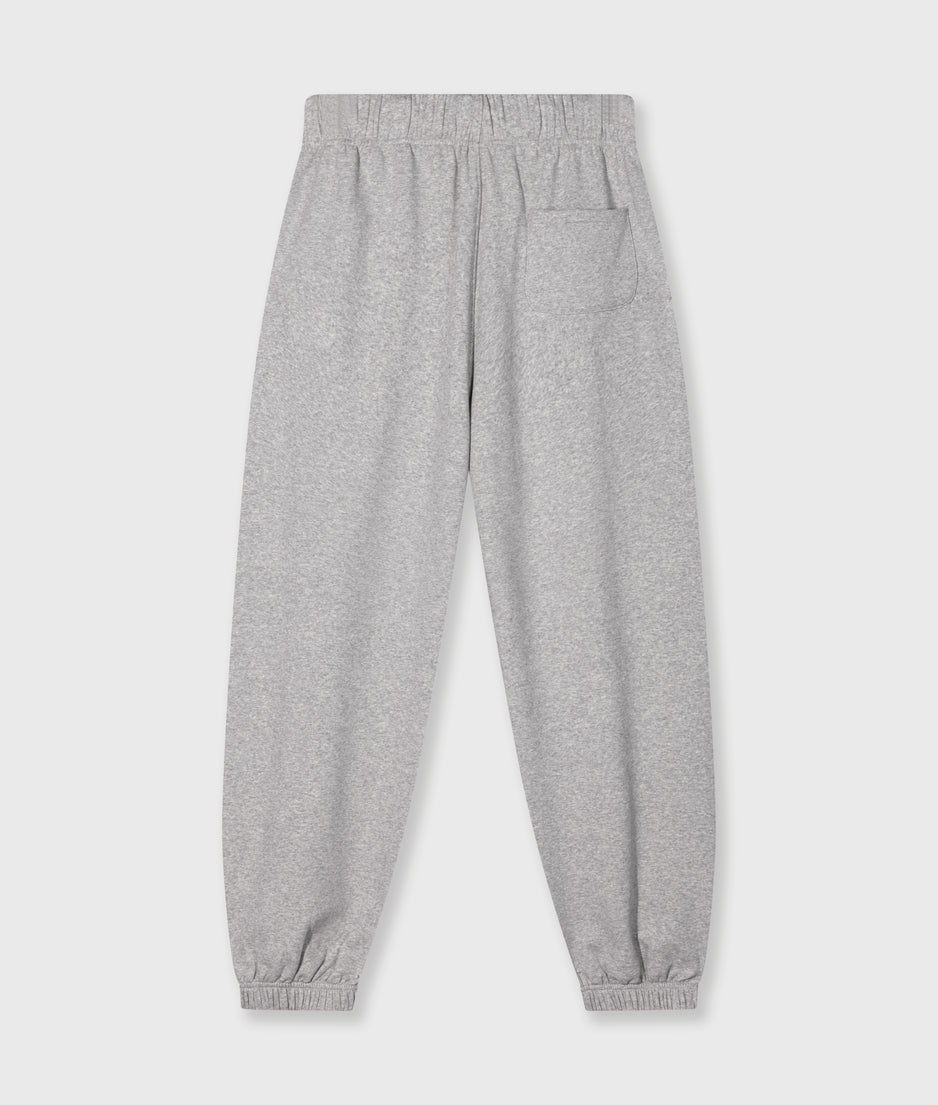 THE BAR JOGGER FLEECE | light grey melee