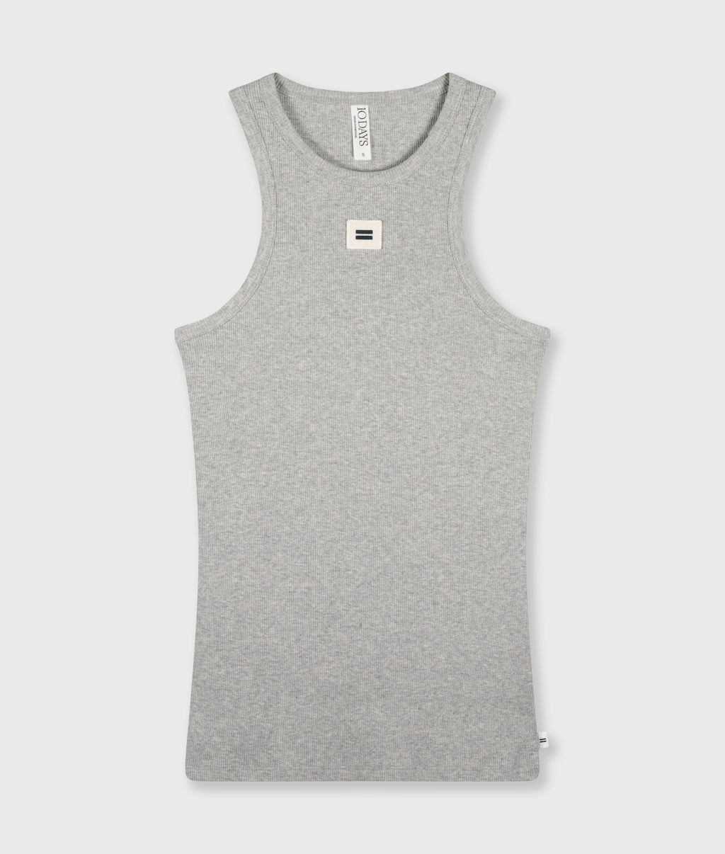 THE TANK TOP | light grey melee