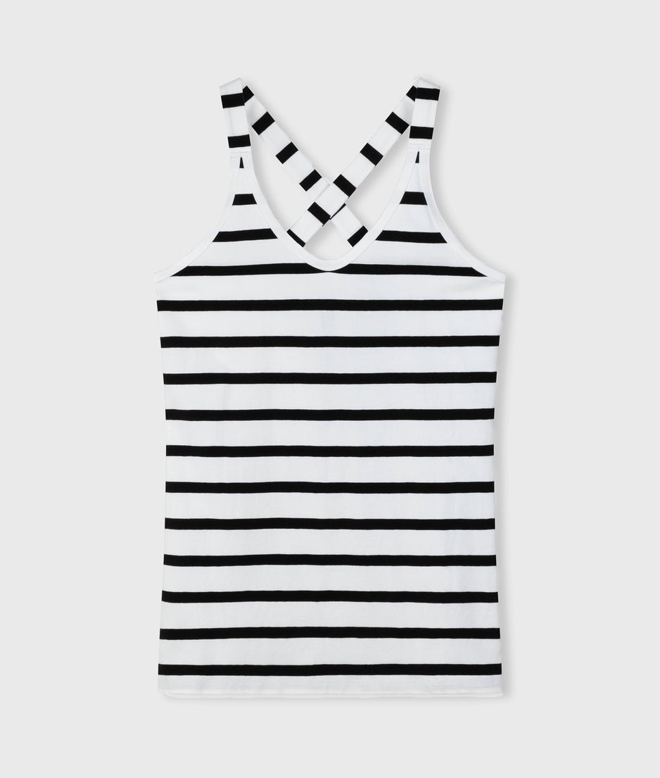THE WRAPPER STRIPE | white/black