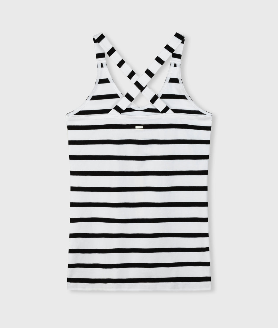 THE WRAPPER STRIPE | white/black