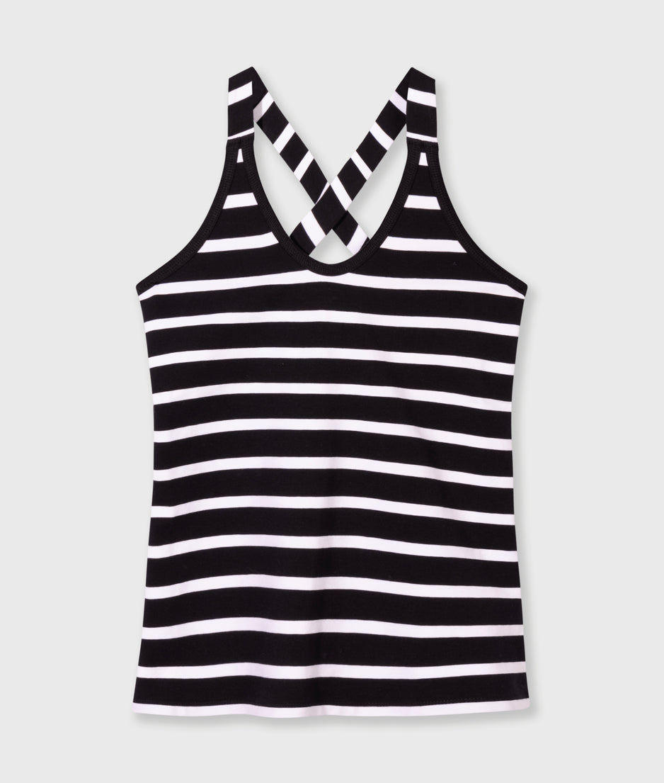 THE WRAPPER STRIPE | black/white